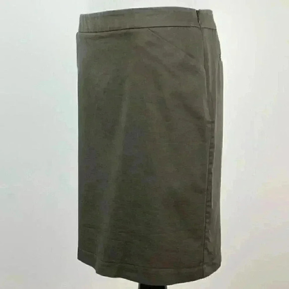 New York and Co. stretch skirt size 6 taupe pencil - Picture 6 of 9